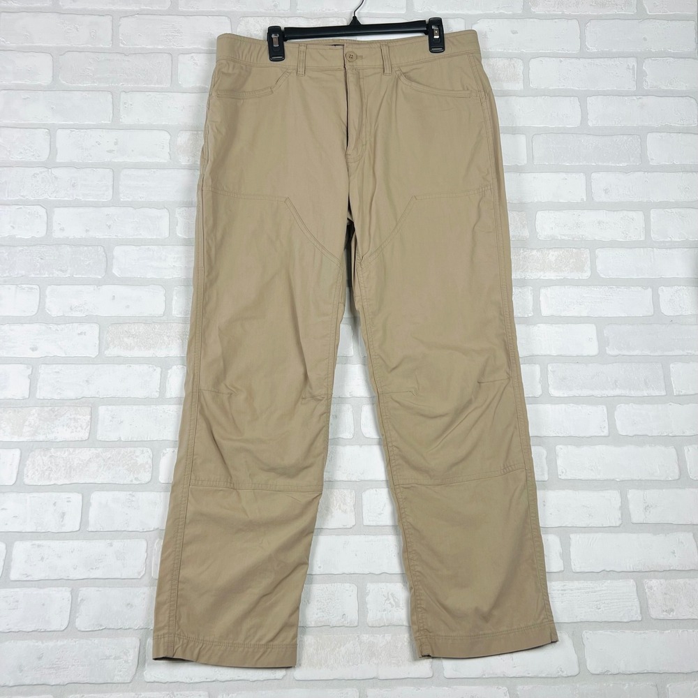 Eddie Bauer First Ascent Guide Pro Pants Mens 36x30 Khaki Tan Hiking Outdoor